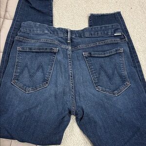 Mother Looker Ankle Fray